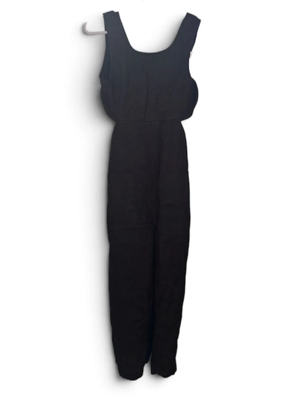 ZARA Girls Black Cutout Jumpsuit Size 9 Open Back Crisscross